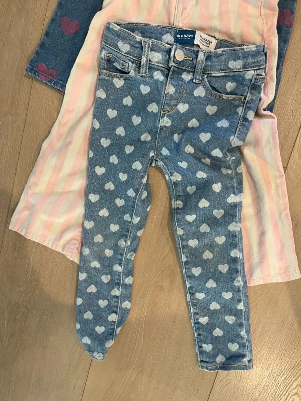 EUC Lot of 7 Toddler Girl's 4T Jeans. Old Navy and Cat & Jack